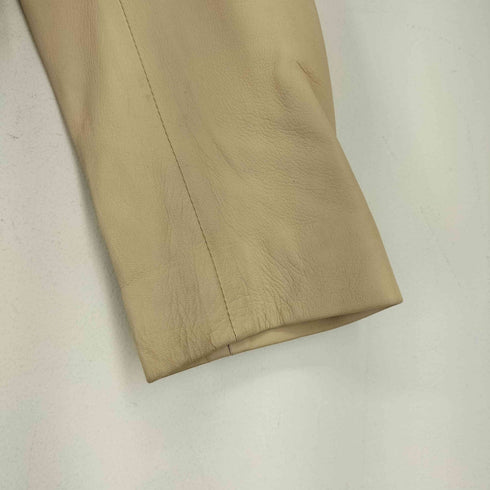 CARMELA MADE IN SPAIN パイピングデザインレザージャケット レディース