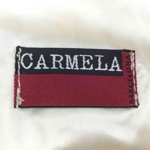 CARMELA MADE IN SPAIN パイピングデザインレザージャケット レディース