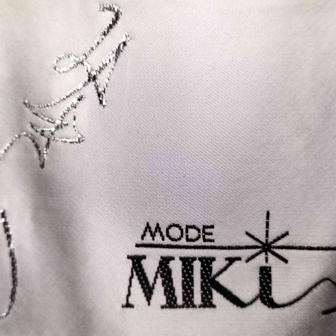 MODE MIKI デザインボーダー切り替えテーラードジャケット レディース