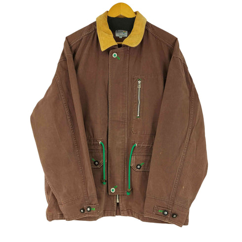ベネトン BENETTON 襟コーデュロイ カバーオールジャケット メンズ 48