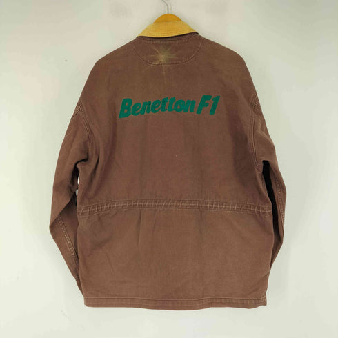 ベネトン BENETTON 襟コーデュロイ カバーオールジャケット メンズ 48