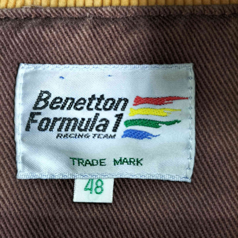ベネトン BENETTON 襟コーデュロイ カバーオールジャケット メンズ 48