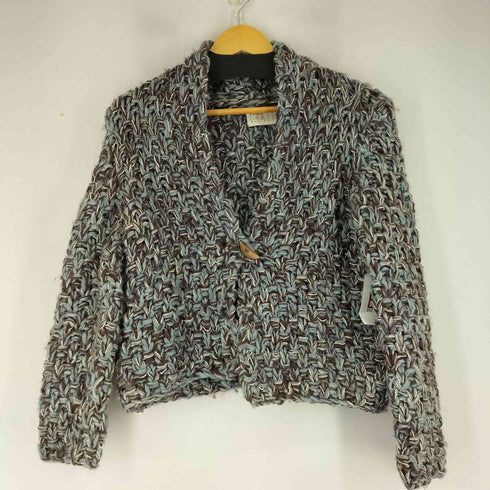 ハンドメイド ケーブルニットカーディガン レディース