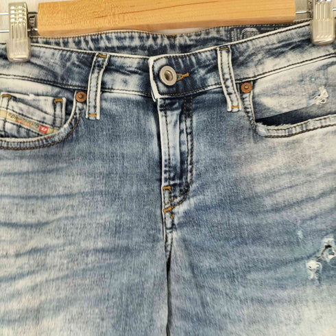 ディーゼル DIESEL ダメージ加工 スキニーデニムパンツ レディース W25