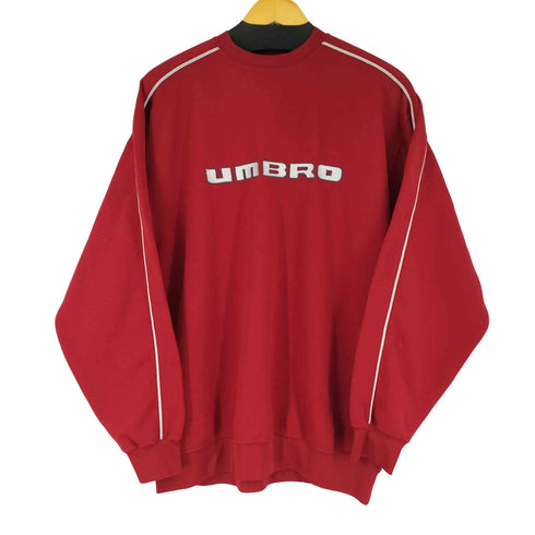 アンブロ UMBRO 90-00S パイピング ロゴ刺繍 スウェット メンズ