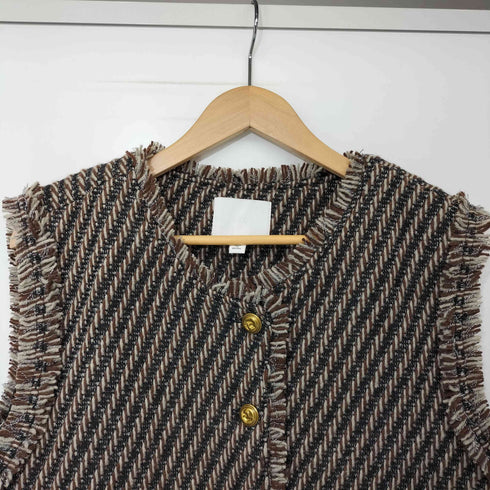 エイチアンドエム H&M ジャガードベスト スカートセットアップ レディース import:M