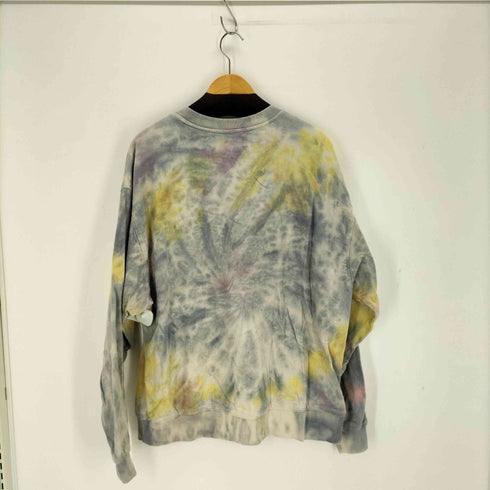 ザラ ZARA タイダイ 鹿の子 クルーネックスウェット メンズ JPN:M