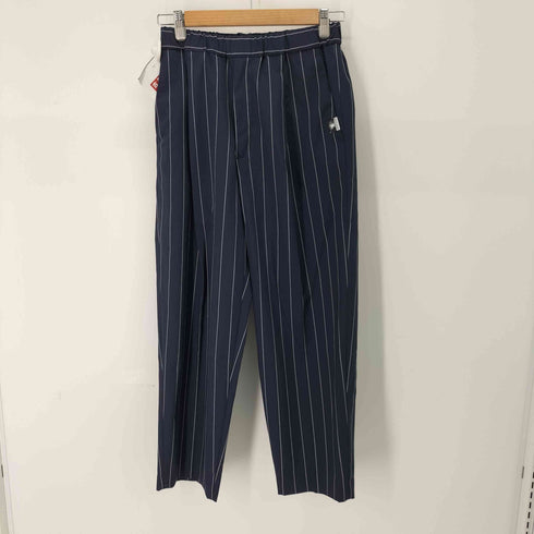 ミハラヤスヒロ MIHARA YASUHIRO ストライプ 切り替え L/S オープンカラー シャツ ストライプパンツ セットアップ メンズ M