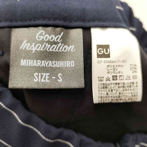 ミハラヤスヒロ MIHARA YASUHIRO ストライプ 切り替え L/S オープンカラー シャツ ストライプパンツ セットアップ メンズ M