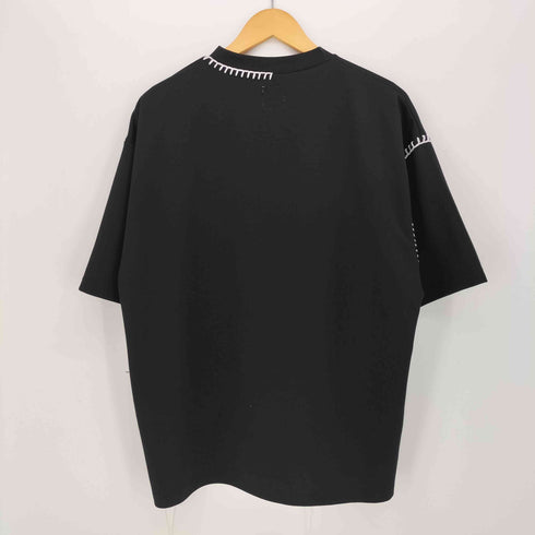 ルイス Luis カットジョーゼットブランケットステッチTシャツ メンズ FREE