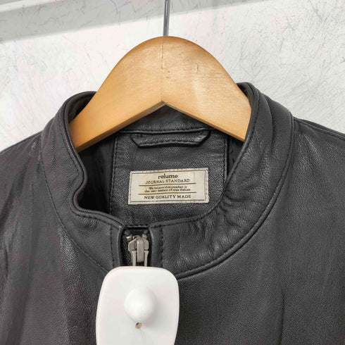 ジャーナルスタンダードレリューム JOURNAL STANDARD relume ゴートレザー シングルレザーライダース メンズ JPN:S