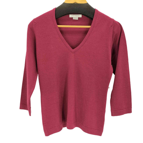 ジョンスメドレー JOHN SMEDLEY メリノウールvネックニット レディース