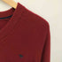 アバクロンビーアンドフィッチ Abercrombie & Fitch ロゴ刺繍 Vネック カシミヤ ミット レディース import:S