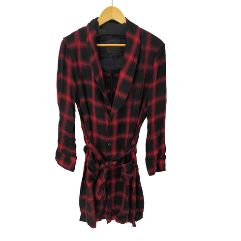 ラブレス LOVELESS オンブレ チェック シャツ ガウン メンズ JPN:S