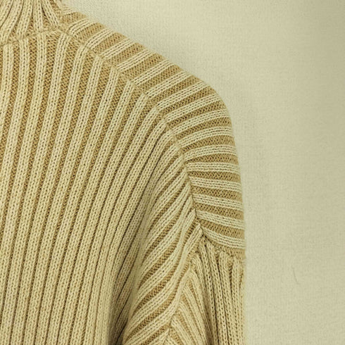 ザラ ZARA リブ アシッドウォッシュ ニットカーディガン レディース import:S