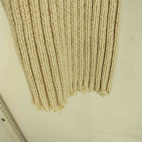 ザラ ZARA リブ アシッドウォッシュ ニットカーディガン レディース import:S