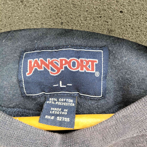 ジャンスポーツ JanSport カレッジプリント クルーネック スウェット メンズ import:L