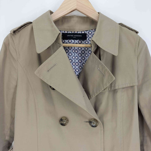 ユナイテッドアローズ UNITED ARROWS UAB CTN/GABA トレンチコート レディース FREE
