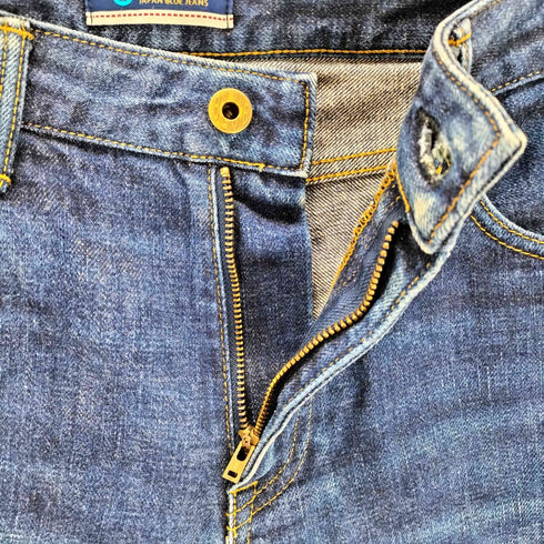 ジャパンブルージーンズ JAPAN BLUE JEANS 日本製 ジップフライストレートデニムパンツ メンズ 29