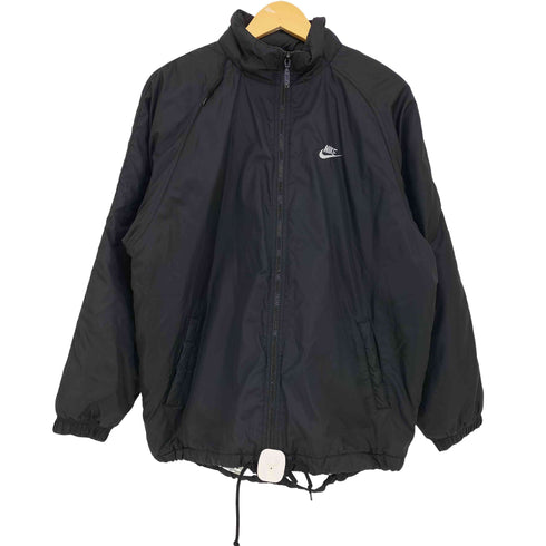 ナイキ NIKE 90s 銀タグ 裏地キルティング スウッシュロゴ刺繍 中綿 パッカブル ジャケット 裾ドローコード メンズ import:M
