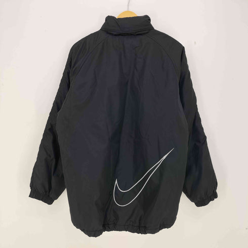 ナイキ NIKE 90s 銀タグ 裏地キルティング スウッシュロゴ刺繍 中綿 パッカブル ジャケット 裾ドローコード メンズ import:M