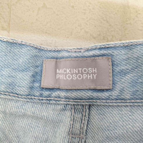 マッキントッシュフィロソフィー MACKINTOSH PHILOSOPHY GREY LABEL シンチバックデニムパンツ レディース JPN:2