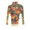 プリーツプリーズイッセイミヤケ PLEATS PLEASE ISSEY MIYAKE 90S 花柄 プリーツ ハイネック カットソー レディース JPN:3