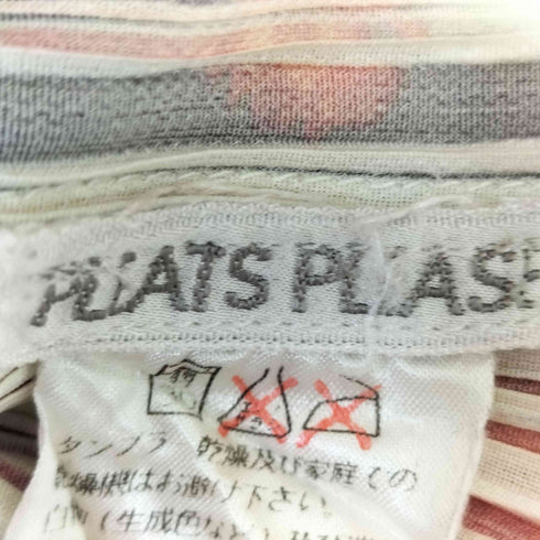 プリーツプリーズイッセイミヤケ PLEATS PLEASE ISSEY MIYAKE 90S 花柄 プリーツ ハイネック カットソー レディース JPN:3