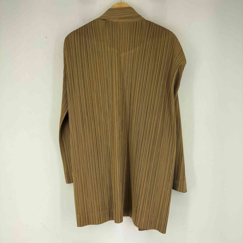 イッセイミヤケ ISSEY MIYAKE ボタンレス プリーツジャケット レディース JPN:M