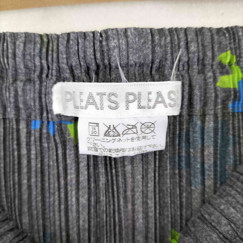 プリーツプリーズイッセイミヤケ PLEATS PLEASE ISSEY MIYAKE フラワープリント プリーツ スカート レディース JPN:3