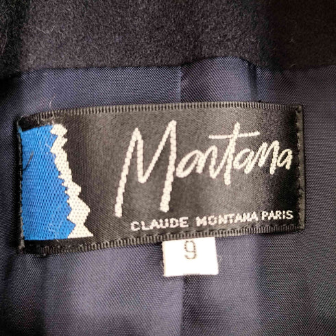 CLAAUDE MONTANA ウール テーラードジャケット レディース 9