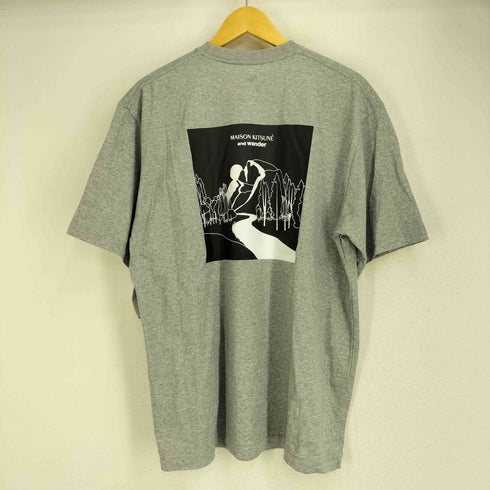 メゾンキツネ MAISON KITSUNE DRY COTTON T MOUNTAIN メンズ JPN:4