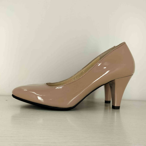 アシックス ASICS RUN WALK エナメル ヒールパンプス レディース JPN:24.5