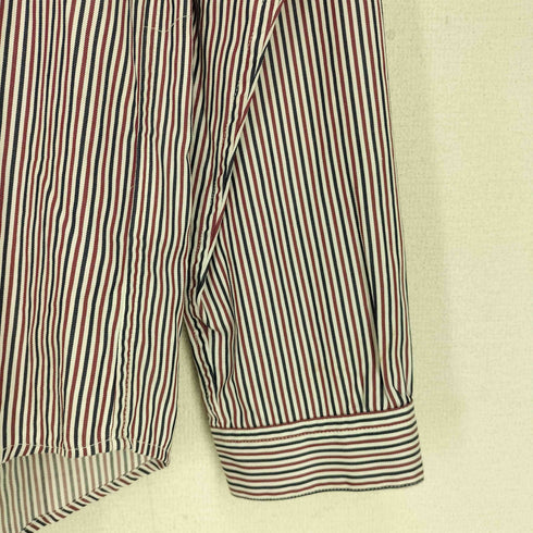 ホワイトマウンテニアリング WHITE MOUNTAINEERING ストライプ 切替デザイン 長袖シャツ メンズ JPN:2