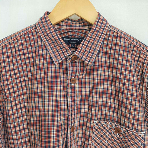 コムデギャルソンオム COMME des GARCONS HOMME AD2012 チェック柄 長袖ボックスシャツ メンズ JPN:L
