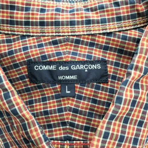 コムデギャルソンオム COMME des GARCONS HOMME AD2012 チェック柄 長袖ボックスシャツ メンズ JPN:L