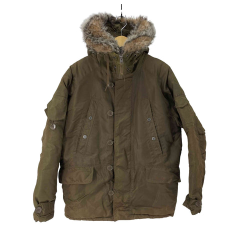 ギャップ Gap N-3B フードファー ボア キルティングジャケット メンズ import:S