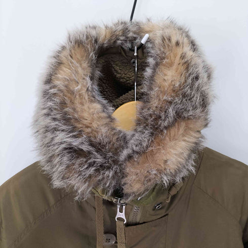 ギャップ Gap N-3B フードファー ボア キルティングジャケット メンズ import:S