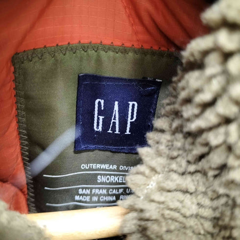 ギャップ Gap N-3B フードファー ボア キルティングジャケット メンズ import:S