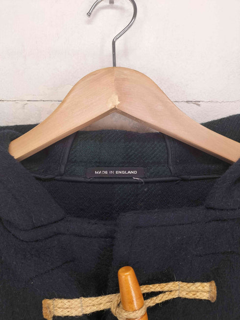 MADE IN ENGLAND 裏地チェックダッフルコート メンズ UK 42