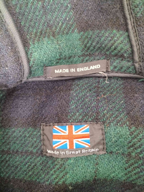 MADE IN ENGLAND 裏地チェックダッフルコート メンズ UK 42