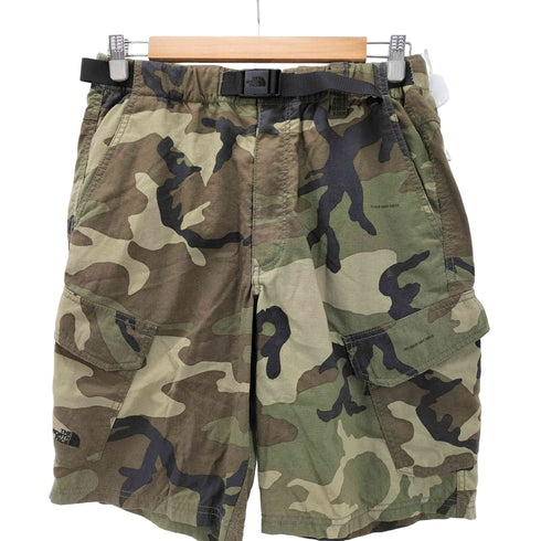 ザノースフェイス THE NORTH FACE Cargo Shor ウッドランド カモ 迷彩柄 ショート カーゴ パンツ ショーツ メンズ L