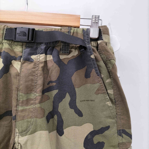 ザノースフェイス THE NORTH FACE Cargo Shor ウッドランド カモ 迷彩柄 ショート カーゴ パンツ ショーツ メンズ L