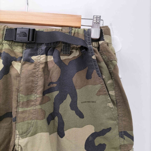 ザノースフェイス THE NORTH FACE Cargo Shor ウッドランド カモ 迷彩柄 ショート カーゴ パンツ ショーツ メンズ L