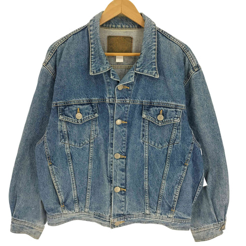 エドウィン EDWIN 90S セカンド型 レザーパッチ 2ポケット デニム ジャケット メンズ JPN:L