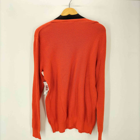 ユナイテッドカラーズオブベネトン UNITED COLORS OF BENETTON ショルダー ネック デザイン コットン ニット セーター レディース import:XL