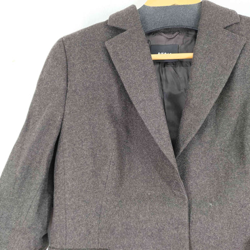 AKRIS ウールテーラードジャケット レディース