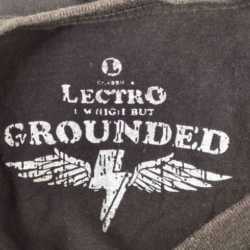 レクトログラウンデッド LECTRO GROUNDED death to the PIXIES フロントプリントクルーネックTシャツ メンズ L