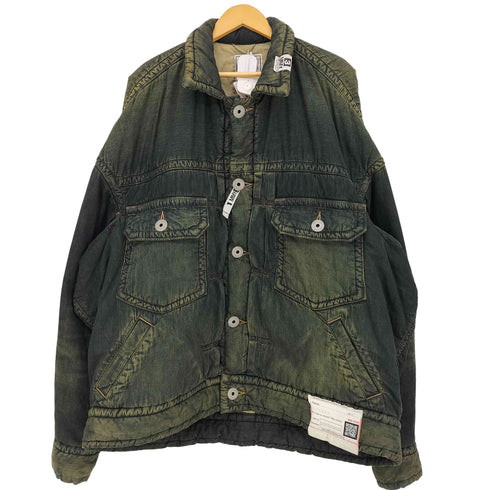 メゾンミハラヤスヒロ Maison MIHARA YASUHIRO 24aw HUGE PUFFER DENIM JACKET メンズ JPN:46