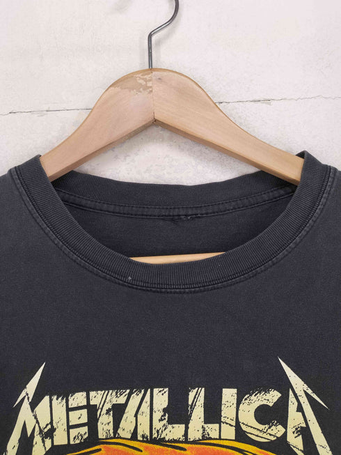 両面プリントバンドTシャツ メンズ